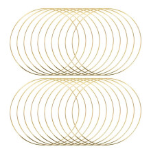 20 Pcs 30 cm Large Metal Garland Garland Tassel Gold Ring DIY Wedding Wreath Decoration