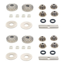 2X MX-07 Metalen Differentieel Gear Set 8510 voor ZD Racing MX-07 MX07 MX 07 1/7 RC Auto Onderdelen Accessoires