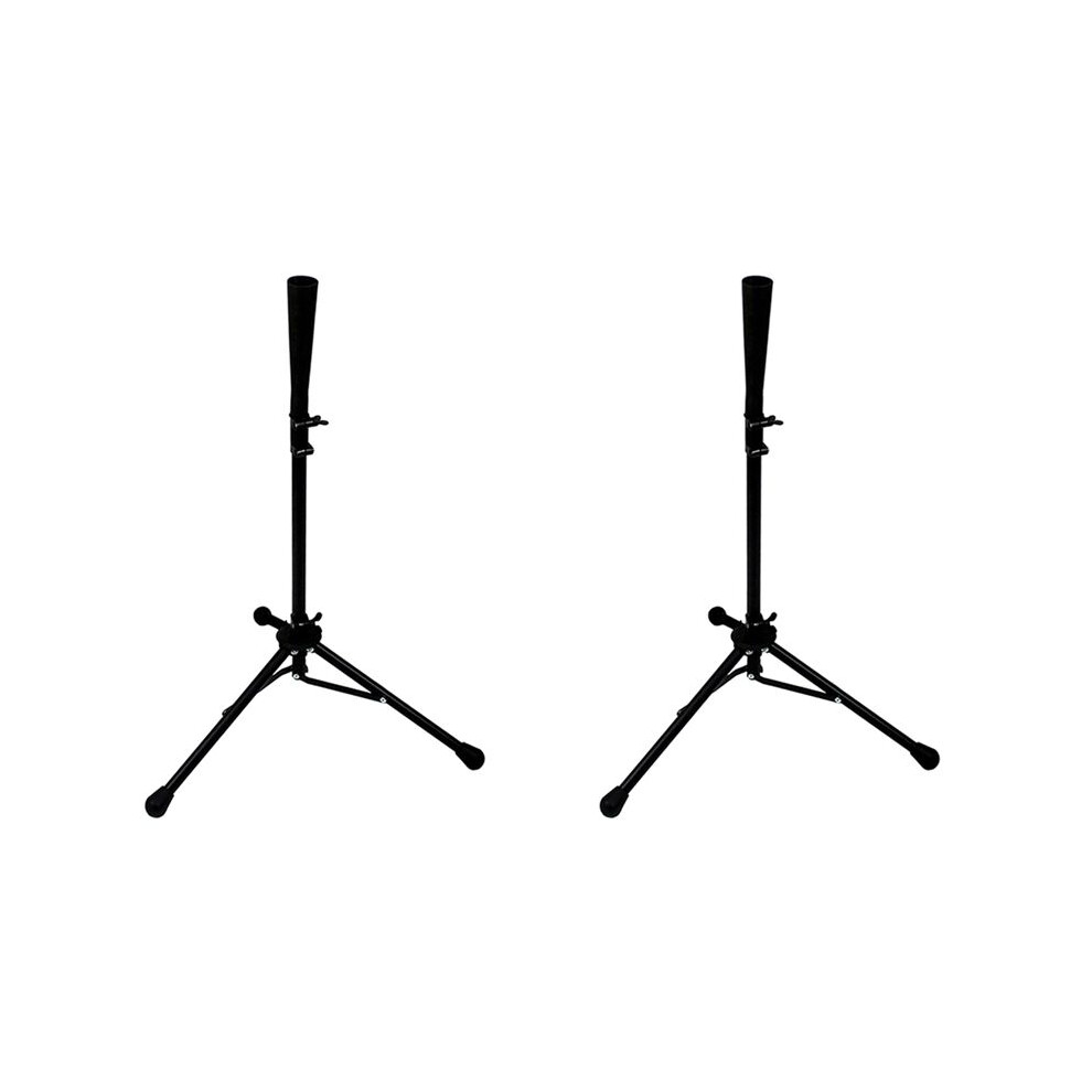 2pcs 29.5In-45.3in Baseball Softball Batting Tee for Hitting Height Adjustable Practice Training Travel Tee  Stand