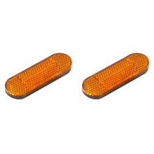 2X Riflettore Tubo di Sicurezza Anteriore Riflettente In ABS per Mi Scooter Elettrico 1S Pro Pro2 M365 Avviso Notturno Sul Tubo Anteriore