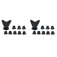24 PCS Soccer Shoe Spikes M5 13mm Studs Turf Track Shoes Spikes for Indoor Outdoor Sports Competition