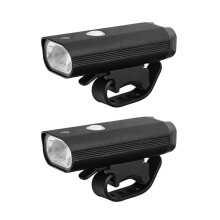 2X Phare de Vélo 5W VTT 1200 MAh Phare en Alliage D'Aluminium Phare D'Éclairage de Cyclisme