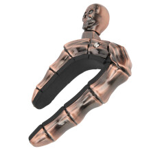 Guitar Capo Skull Design Antique Bronze Quick Key Change Adjustable for Acoustic Electric Ukulele