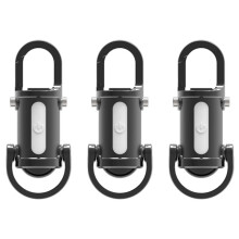 3X Lampe de Poche Porte-Clés 2025, Lampe de Poche 3 en 1, Banque D'Alimentation et Porte-Clés, Lampe de Poche pour Alimentation de Secours