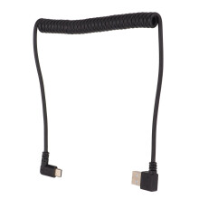 Type-C zu USB 2.0 Spiralnyckelkabel - Ultra dünn, 480Mbps