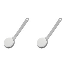 2X Bath Body Skin Lotion Applicator for Back Post-Shower Brush Sponge Pad