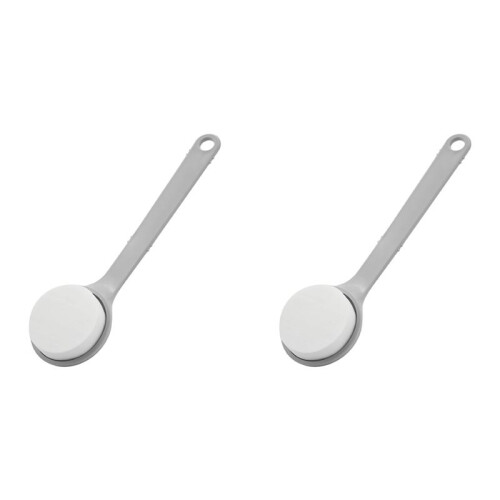 2X Bath Body Skin Lotion Applicator for Back Post-Shower Brush Sponge Pad
