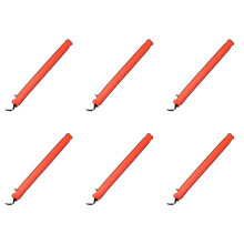 6pcs 110cm Scuba Diving Surface Buoy SMB Signal Tube Safety Gear for Underwater Spearfishing Snorkeling Diver