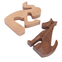 Trauer- und Beileidsgeschenk aus Holz – Hundememorial, Erinnerungsstück, 14x10,5x2cm