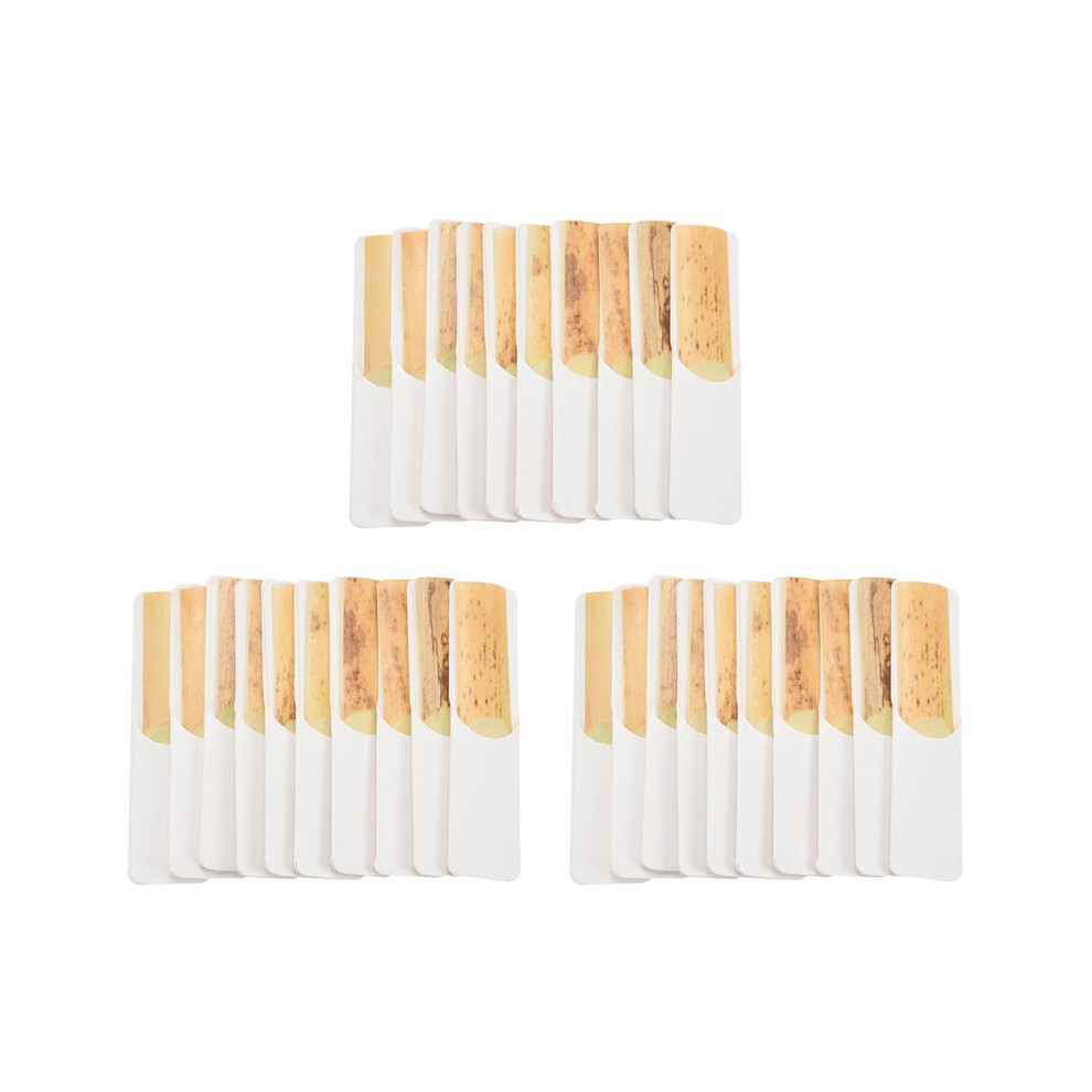 30Pcs Eb Alto Saxophone Reeds Sax Reeds Strength 2.5 Woodwind Instrument Parts & Accessories 6033017092946