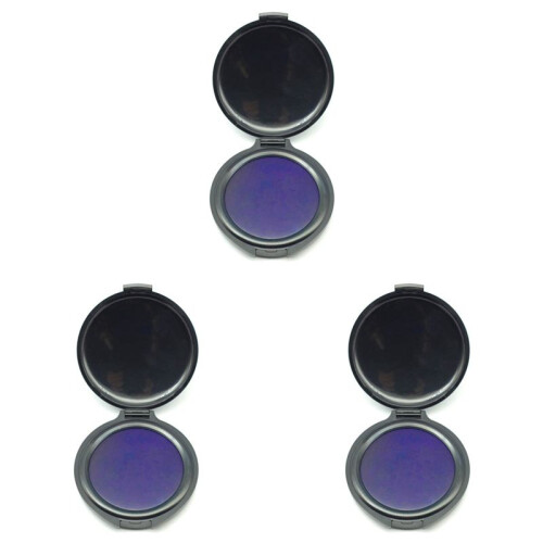3X Fingerprint Ink Pad No-Wash Quick-Drying Portable Quick-Drying Ink Pad -