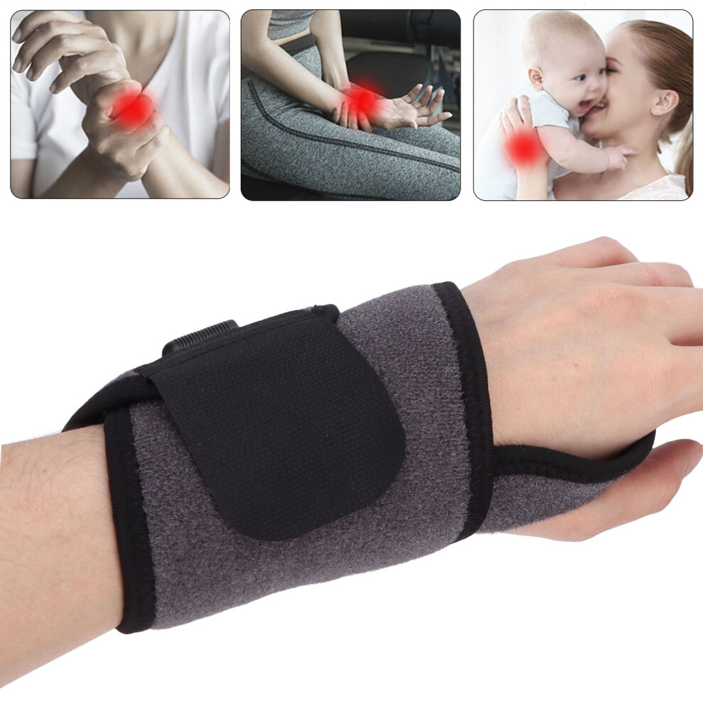 Heated Wrist Band Adjustable Pain Relief Hot Compress Massage Gear