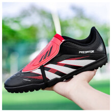 (1801 black broken nails, 44) New Men Women Kids Low-Top Soccer Cleats, AG & TF Studs Football Shoes for Match & Training