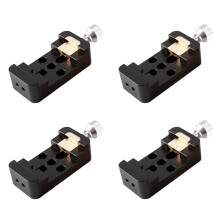 4X Small Dual-Purpose Dovetail Guide Mirror Guide Rail Slider Astronomical Telescope Accessories Black