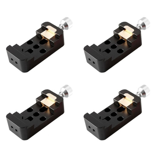4X Small Dual-Purpose Dovetail  Guide Mirror Guide Rail Slider Astronomical Telescope Accessories Black