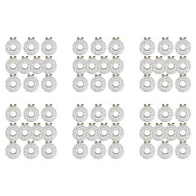 60X Magnetic Hat Clips Holders for Gloves Hats Bags Caps Visor Belt,Silver