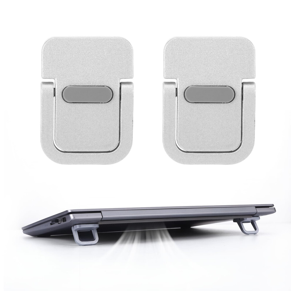Laptop Stand And Keyboard Riser With Ergonomic Typing Angle, Adjustable Height, Foldable Design For Desk 9092120593686
