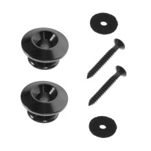 Guitar Strap Locks with Mushroom Head Design, Durable Copper Buttons for Acoustic and Electric Guitar