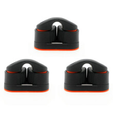 3X Boat Cam Cleat med Kullager Carbo Cam Kit Rep Fairlead för Segelbåt Kanotjolle Liten