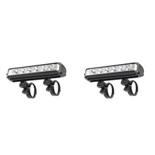 2X Front LED Light for Electric Scooter 4000mAh Waterproof Flashlight USB Charging Bicycle Cycling Lamp
