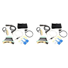 2X Microfoon Sound Hole Equalizer Piezo Pickup Kit voor Akoestische Folk Klassieke Gitaar