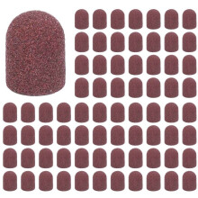 300Pcs Sanding Bands Block Caps Without Grip 80 120 180 13x19Mm Sanding Cap Manicure Pedicure Electric Nail Drill-02