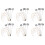 24 PCS HO Scale Model Lighting Tower,Tower Lights Model Lights Layout Lamppost for Train/Garden/Playground/Stadium 1