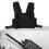 2X Funksprechanlage Brusttasche Strap Tasche Rucksack Ledertasche zwei W 3