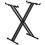 Adjustable Double X Keyboard Stand for 5488 Key Digital Piano with Stable XShape Design 1