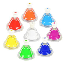 Hand Bell Set 8 Note Diatonic Musical Bells for Early Education Kids Colorful Desk Design