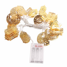 Ramadan Eid String Lights 10/20 LED Battery Operated Moon Star Lamp Gold