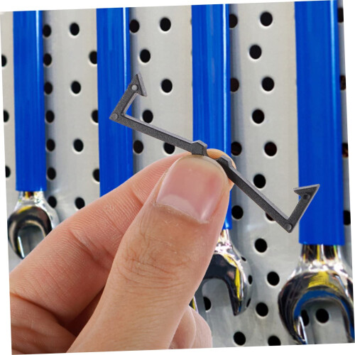 100pcs Pegboard Hook Clips Secure Lock for Tool Organization in Garage and Workshop 1