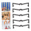 100pcs Pegboard Hook Clips Secure Lock for Tool Organization in Garage and Workshop 3