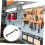 100pcs Pegboard Hook Clips Secure Lock for Tool Organization in Garage and Workshop 5
