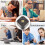 2X -Timer Kitchen Timer Gravity Sensor Flip Meditation Timer for  Management and Countdown 5-15-25-45 Min(Black) 6