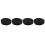 4pcs 25mmx20M Roll Nylon Tape Strap for Webbing Bag Strapping Belt Making DIY  - Black 2
