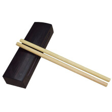 Black Sandalwood Wooden Clapper Percussion Instrument, Handmade Hardwood, Loud Resonant Tone