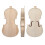 3/4 Size DIY Violin Kit for Students, Solid Wood Spruce  Maple Back, Acoustic Fiddle Set 3