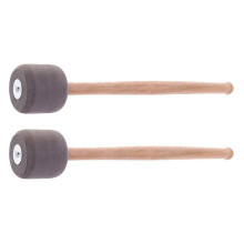 Drum Mallets Pair with Soft Foam Head and Comfortable Wood Handle for Bass and Snare Drums Color 4
