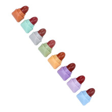 8-teiliges Mini-Lippenstift-Set, langanhaltend, wasserfest, nicht klebend auf Tassen, 8g