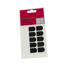 20pcs Silicone Saxophone Mouthpiece Cushions Pads for Alto and Tenor Saxophone Black 2.3x1.6cm