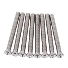 32 Pcs M3x30MM Electric Guitar Humbucker Pickup Adjust Height Screw and Springs - Silver