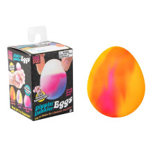 (soft sunrise) NeeDoh Dippin Dazzler Egg Squishy Toy Squeeze Color Changing Egg Easter Toy
