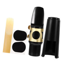 Alto Saxophone Mouthpiece Kit with Cap and Ligature for Beginners and Professionals