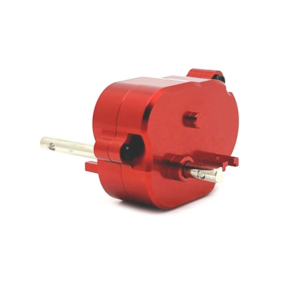 2X For 1/12 Mn82 Lc79 Mn78 Rc Car Upgrade Parts Transmission Assembly Metal Gearbox Assembly Red 4711975936961