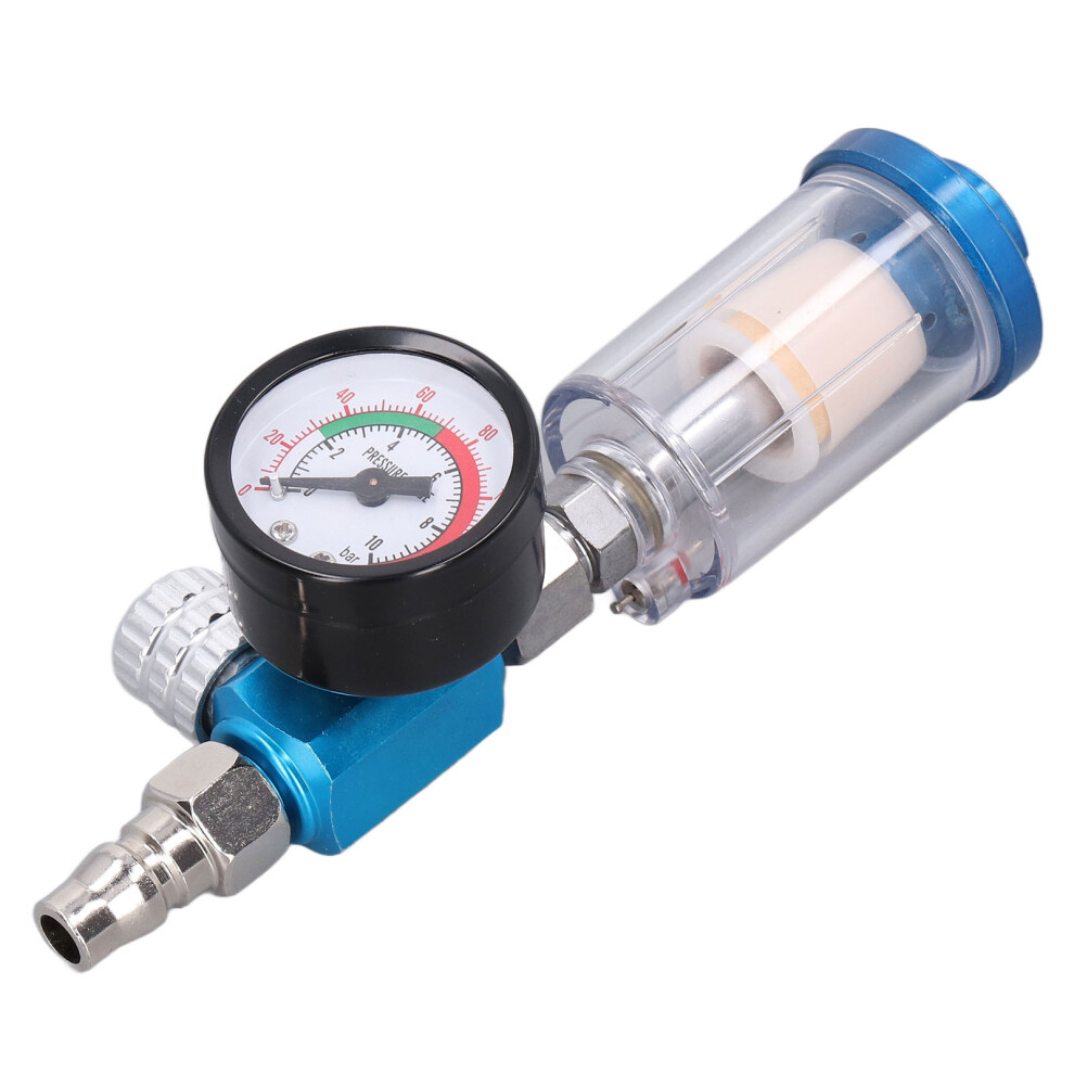 Pneumatic Air Regulator For Spray Guns 1/4In Brass & Plastic Accessories 7641390403762