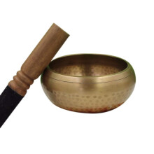 Hand Hammered Copper Tibetan Singing Bowl for Meditation and Yoga with Clear Resonant Tone