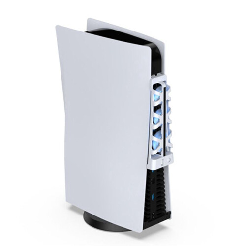For PS5 Accessories Cooling Fan with LED Light for PS5 Both Disc and Digital Editions Cooling System Gaming Accessories 2