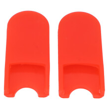 2Pcs Silicone Saxophone Thumb Rest and Finger Rest Covers Red Non Slip Comfort Grip Accessories