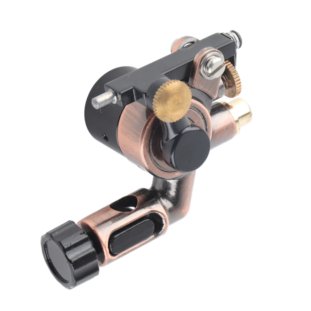 Red/Bronze Copper Alloy Rotary Tattoo Machine 8V 9000 Rpm 7.1X5.3cm